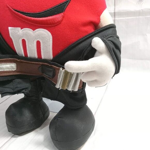 M & M's World Star Wars Plush M-Anakin 12" Red Stuff Toy - Picture 4 of 6